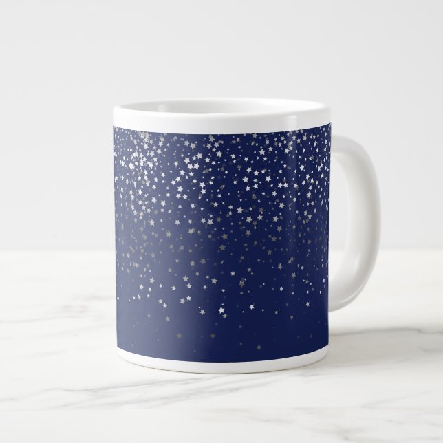 Jumbo Mugg-Petite Stars Midnatt Mugg (Framsida höger)