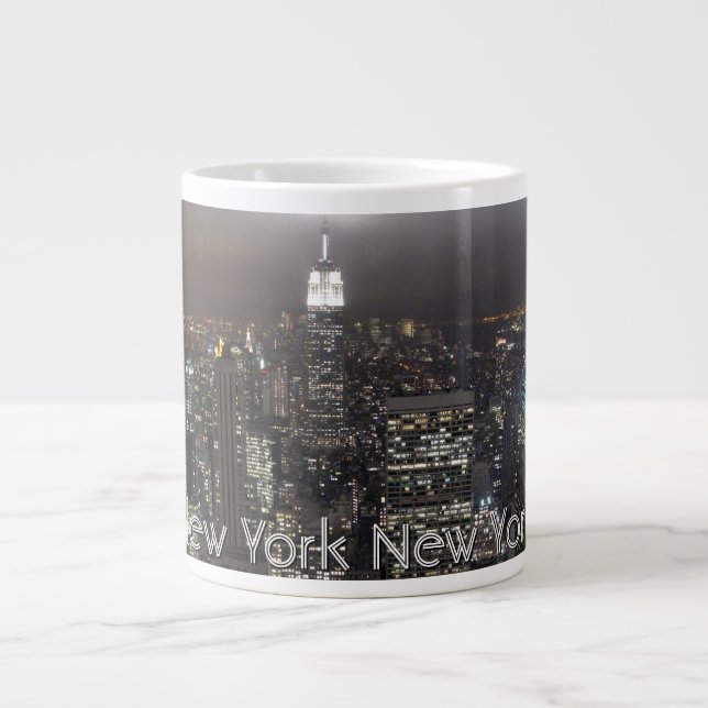 Jumbo New York-kaffe Mugg NYC Personlig Kopp (Framsidan)