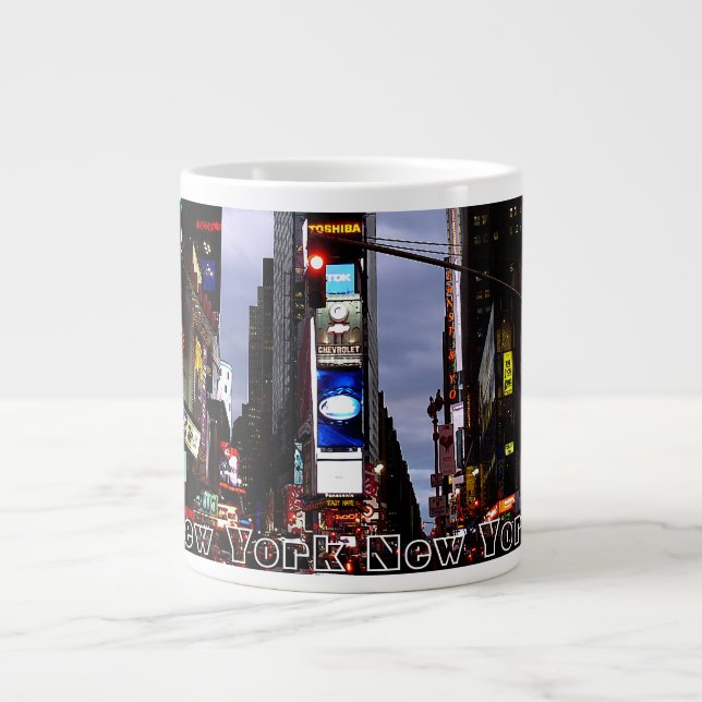 Jumbo New York-kaffe Mugg NYC Personlig Kopp Jumbo Mugg (Framsidan)