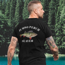 Jumbo Perch Fishing Angler Fisherman