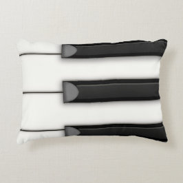 Jumbo Piano Nycklar Detail Musical Prydnadskudde