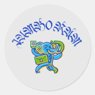 Jumbo Ram Runt Klistermärke