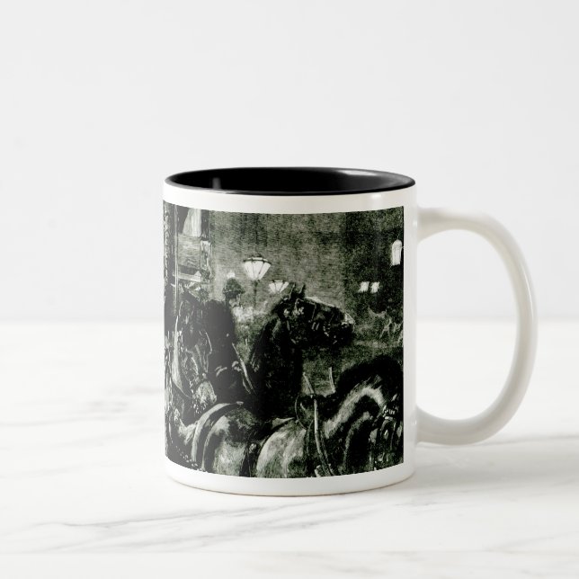 Jumbo resa till skeppsdockorna Två-Tonad mugg (Höger)