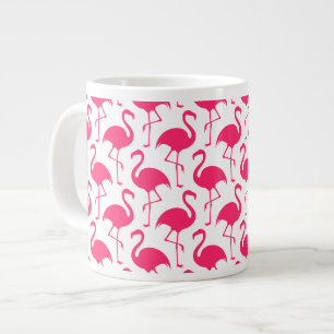 Jumbo Rosa Flamingo Mugg