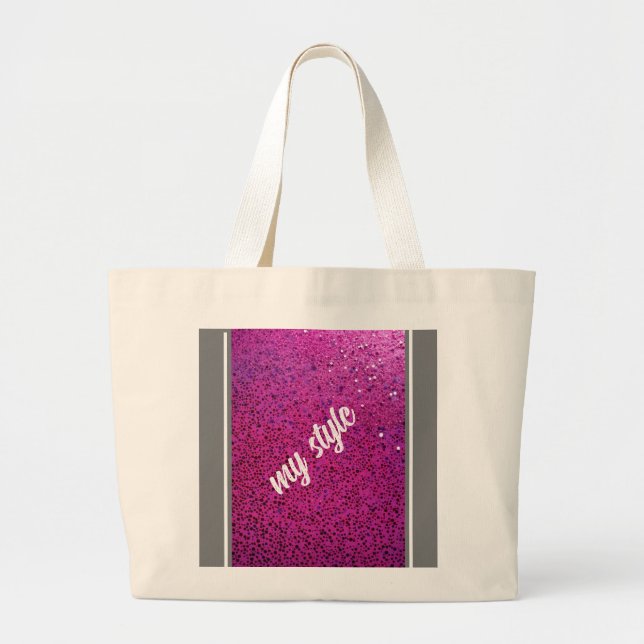 Jumbo snyggt Tote bag Tygkasse (Framsidan)
