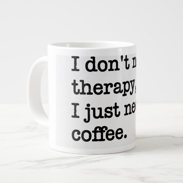 Jumbo Some days, a regular size cup of joe  Jumbo Mugg (Framsida vänster)