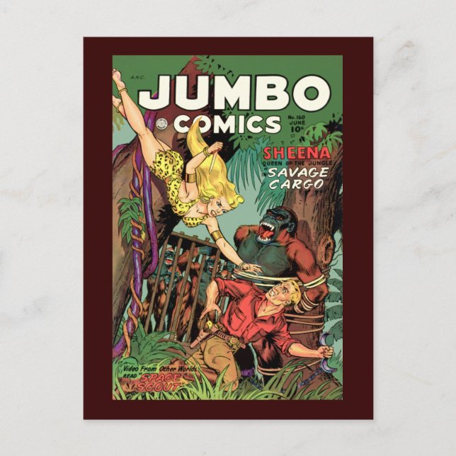 Jumbo-Tecknader nr 160 Vykort (Framsida)