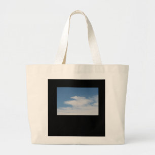 JUMBO TOTE BAG BLÅ HIMMEL AND CLOUDS TYGKASSE