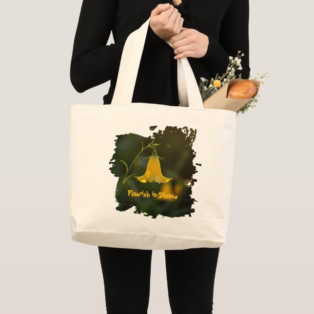 Jumbo Tote Bag – Flowers for the Soul Jumbo Tygkasse (Framsida (produkt))