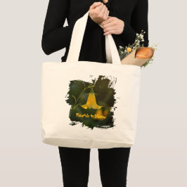 Jumbo Tote Bag – Flowers for the Soul Tygkasse