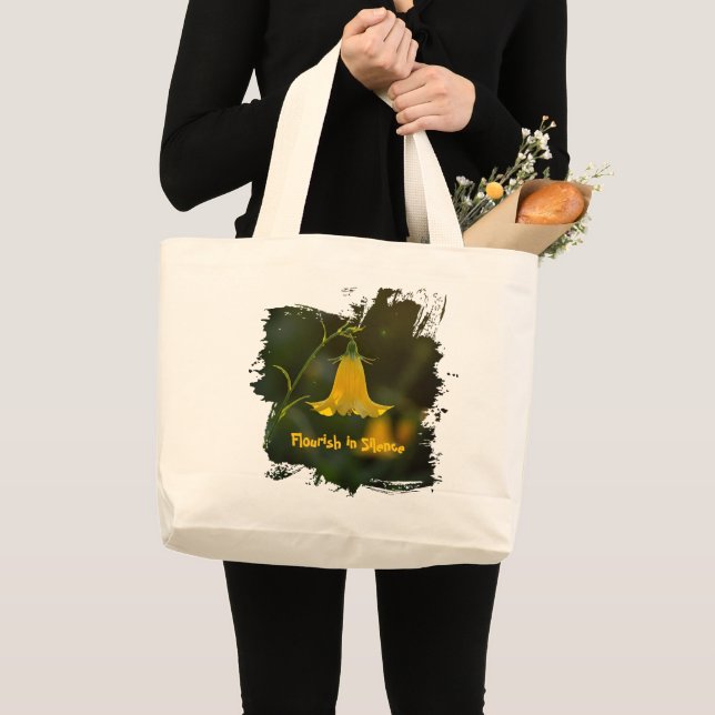 Jumbo Tote Bag – Flowers for the Soul Tygkasse (Framsida (produkt))