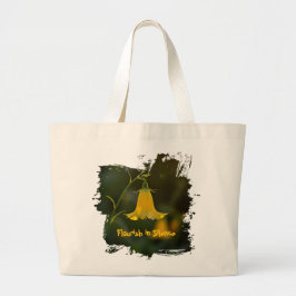 Jumbo Tote Bag – Flowers for the Soul Tygkasse