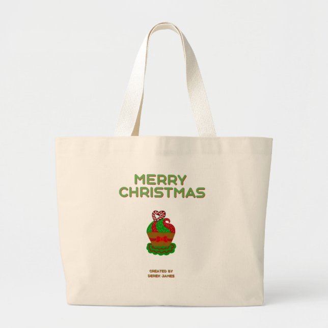 Jumbo Tote Bag-julkaka Tygkasse (Framsidan)