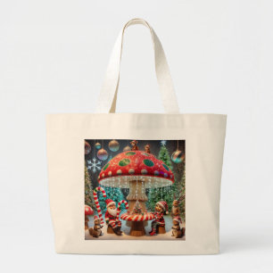 Jumbo Tote Bag: julsvampdesign Tygkasse