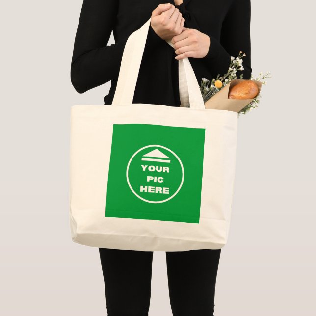 Jumbo Tote Bag - lägg till bilden Tygkasse (Framsida (produkt))