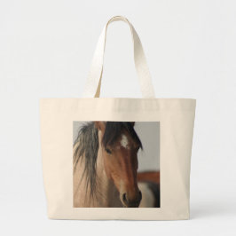 JUMBO TOTE BAG VILD HORSE TYGKASSE