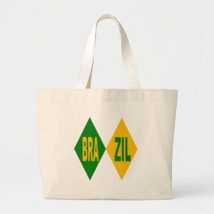 Jumbo Tote BRAZIL Tygkasse