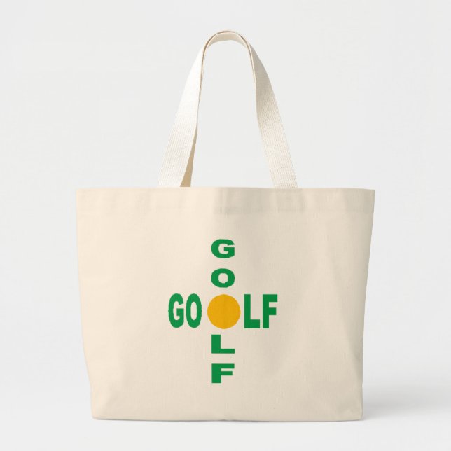 Jumbo Tote DESIGN GOLF Jumbo Tygkasse (Framsidan)