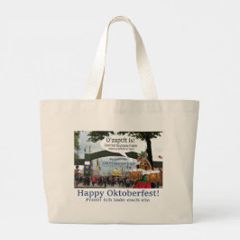 jumbo tote. Lycklig Oktoberfest! Jumbo Tygkasse