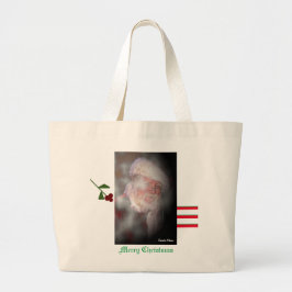 Jumbo Tote "Real Santa" Tygkasse
