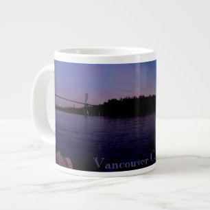 Jumbo Vancouver Coffee Mugg Cityscape Sunset Kopp Jumbo Mugg