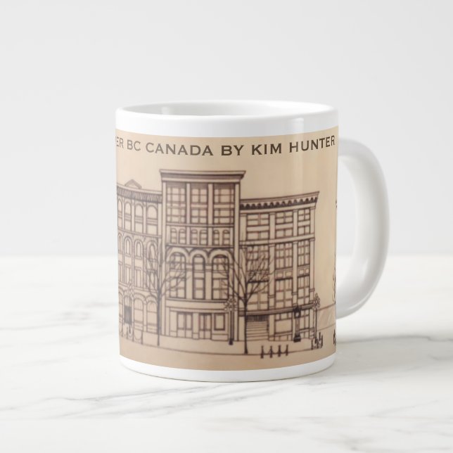 Jumbo Vancouver Coffee Mugg Personalize Gastown Ko (Framsida höger)