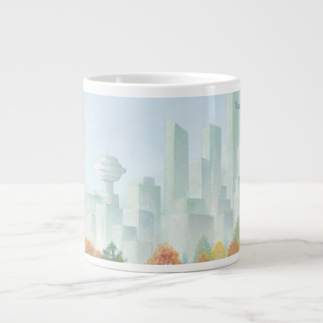 Jumbo Vancouver Coffee Mugg Stanley Park Art Kopp Jumbo Mugg (Framsidan)
