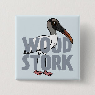 Jumbo Wood Stork Knapp