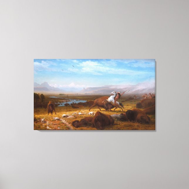 Jumbon av buffeln canvastryck (Framsida)