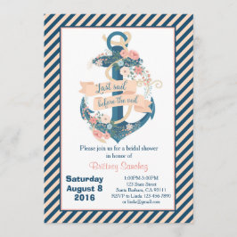 Jumbon seglar för skyla, det Bachelorette partyet Inbjudningar