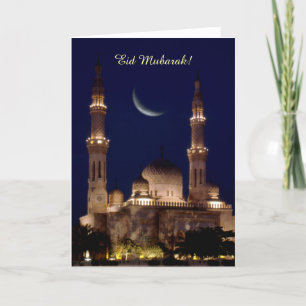 Jumeirah moské Eid Helgkort