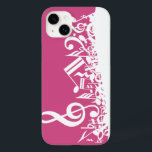 Jumered Musik noter Shock rosa and White<br><div class="desc">En musikalisk design som innehåller en blandning av musik noter i vitt på en shock rosa och vit bakgrund. Den här roligten är tillgänglig i olika färger och vi är lycklig för att skapa detta i vilken kombination som helst av färg - kontakta oss genom vår GiftsBonanza-affär med din begäran....</div>