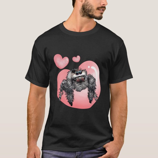 Jumg Spider Love Regal Spooder Arachnid T Shirt (Framsida)