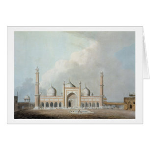 Jummahen Musjed, Delhi, pläterar XXIII från Hälsningskort
