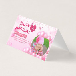 Jump and Play Birthday Invitation Photo Card  Kort