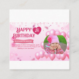 Jump and Play Birthday Invitation Photo Card  Tilläggskort