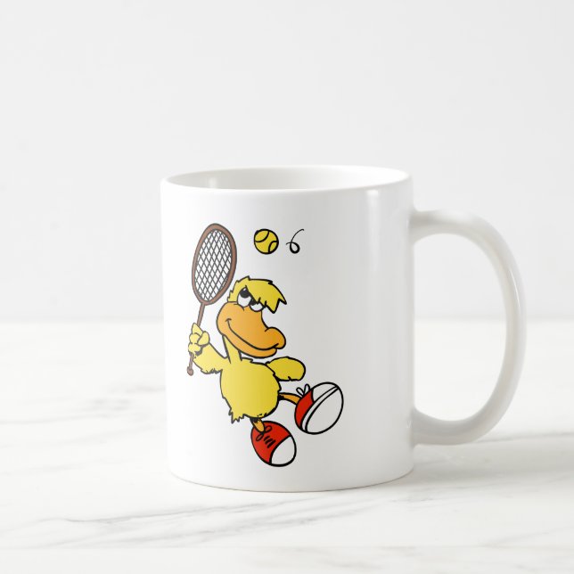 Jump Anka tennis | Välj bakgrund färg Kaffemugg (Höger)