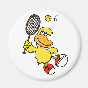 Jump Anka tennis Välj bakgrund färg Magnet