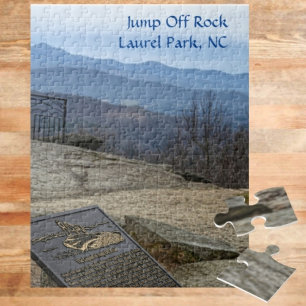 Jump av Sten Laurel Park NC Tidigt Winter Pussel