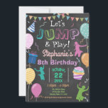 Jump Birthday Chalkboard Kid Trampoline Party Inbjudningar<br><div class="desc">Anpassa den här inbjudan från Chalkboard Kid Trampoline Party i fantastisk med dina detaljer enkelt och snabbt. Alla texter är redigerbara! Om du vill ha en mer avancerad anpassning av den här designen väljer du bara knappen Anpassa den/Anpassa den här mallen ovan! Matchande objekt tillgängliga i samlingen!</div>