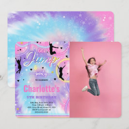 Jump Birthday-fotoinbjudan Inbjudningar