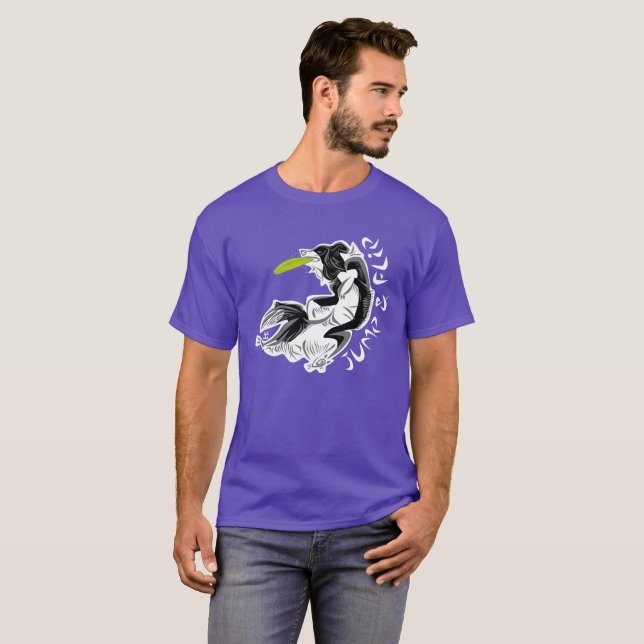 Jump&Flip - svart Tee (Hel framsida)