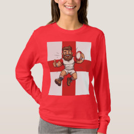 Jump High Play Proud Rugby England T Shirt