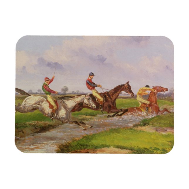 Jump i Vatten: Steeplechase på hösten i Ballara Magnet (Horisontell)