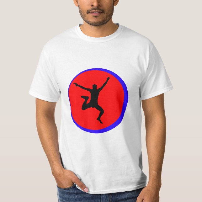 "Jump Icon" Grafisk T-shirt (Framsida)