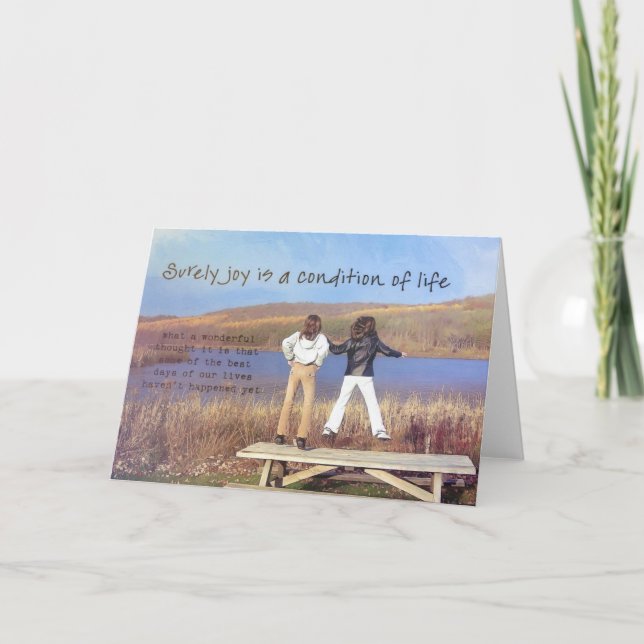 JUMP JUMP JUMP-hälsningskort Tack Kort (Framsida)