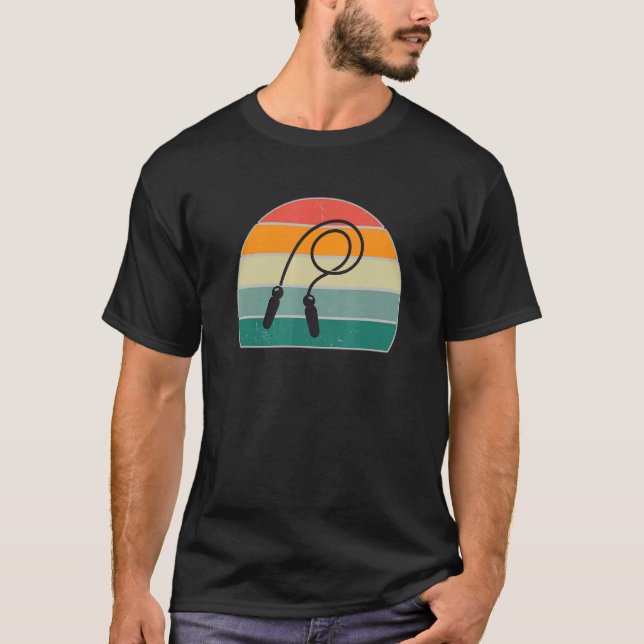 Jump Rope och Jumping Rope Fitness tränar Manar Wo T Shirt (Framsida)