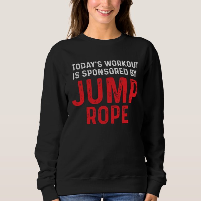 Jump Rope Workout Skipping Jumping Roping Workout T Shirt (Framsida)