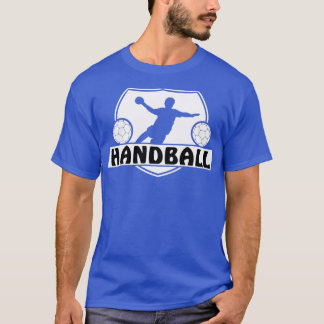 Jump Shot Shot-Shot för Handball Boll T Shirt