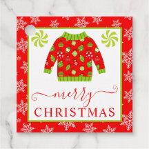 Jumper av jullagen Cute Red och Grönt